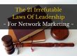The 21 Irrefutable Laws Of Leadership For Network Marketing